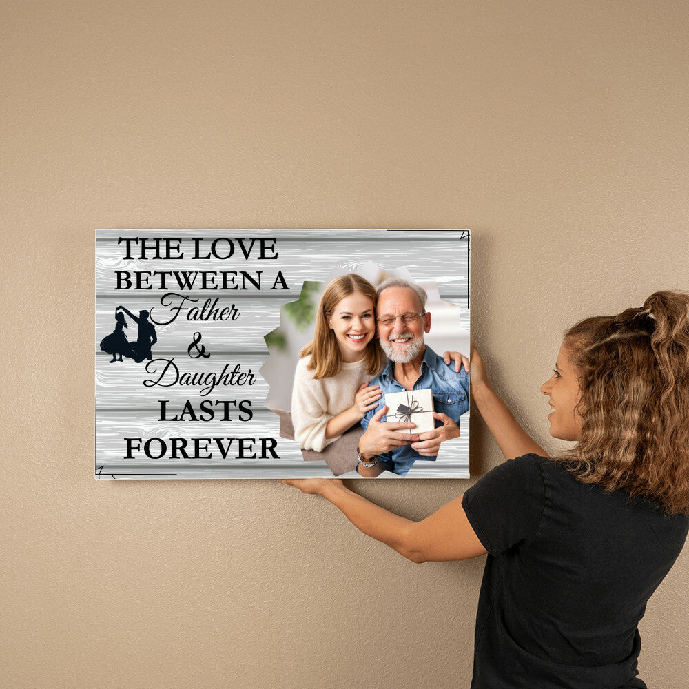 Father & Daughter Picture Gallery Wrapped Canvas (3:2)