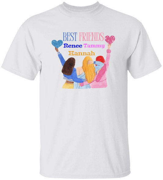 Personalized Best Friends T-Shirt