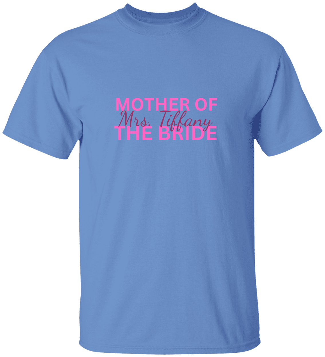 Personalized Mother of the Bride T-Shirt,