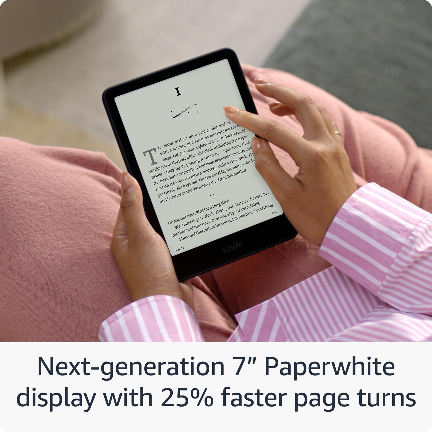 All-new Amazon Kindle Paperwhite (16 GB) – Our fastest Kindle ever, with new 7" glare-free display and weeks of battery life – Black