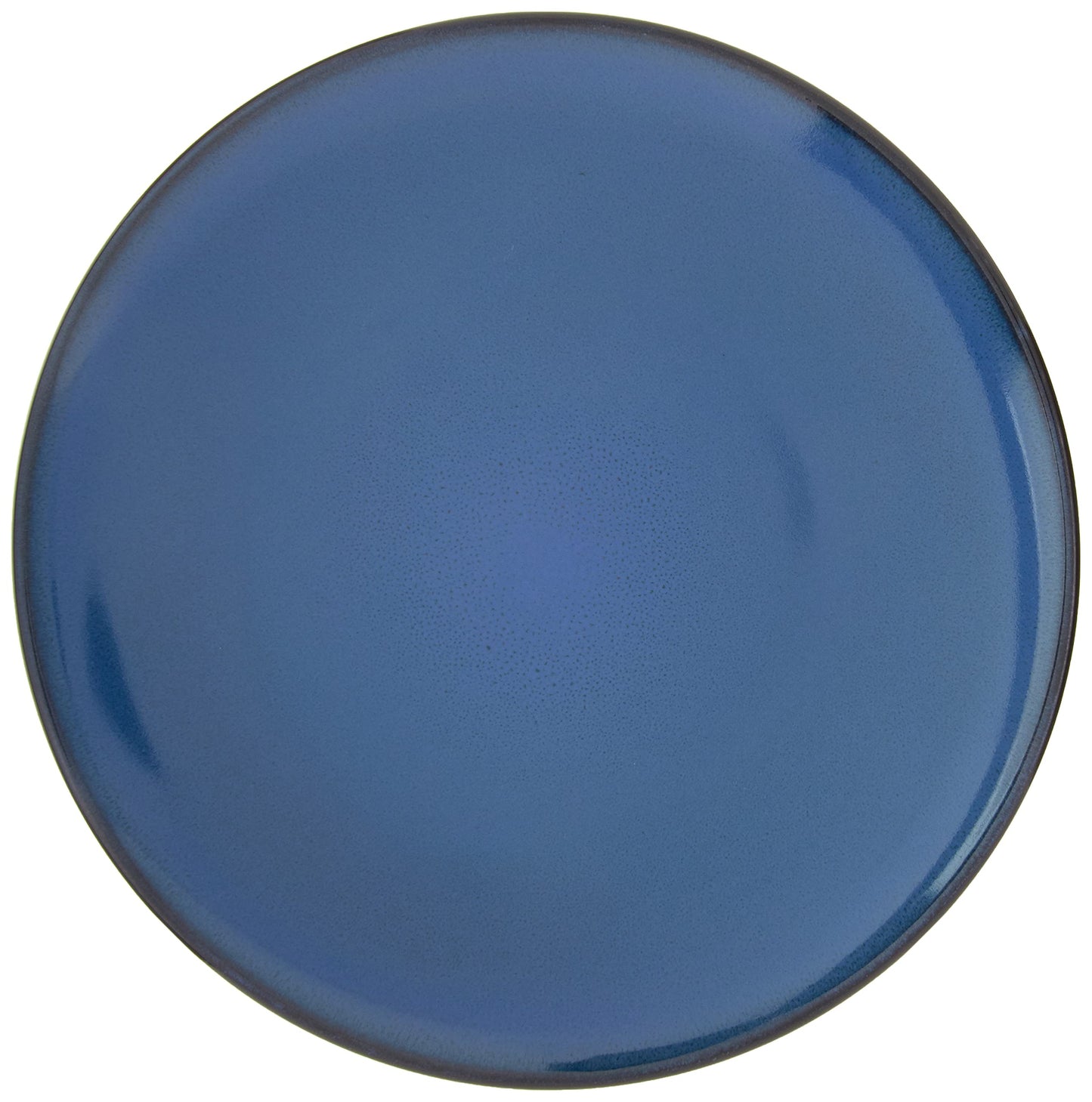 Gibson Soho Lounge Round Reactive Glaze Stoneware Dinnerware Set, Service for 4 (16pc), Blue, Soho Round.