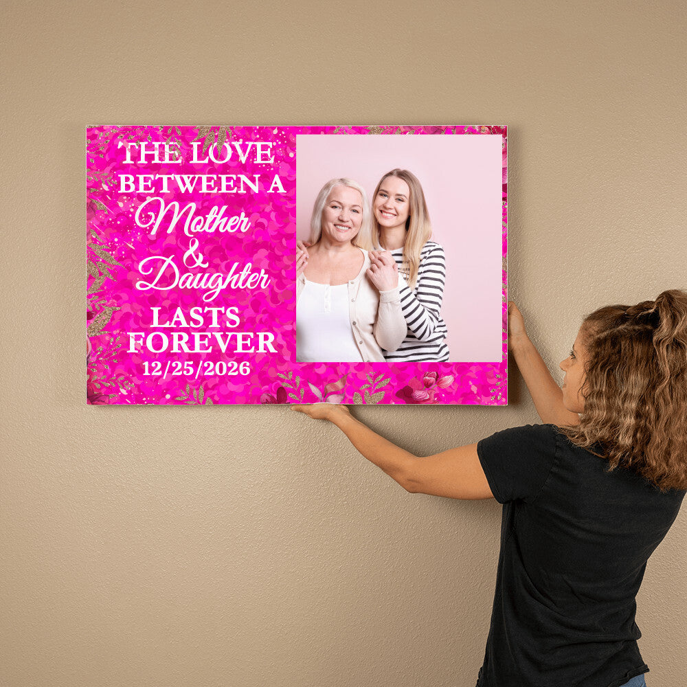 Personalized Mother & Daughter Gallery Wrapped Canvas