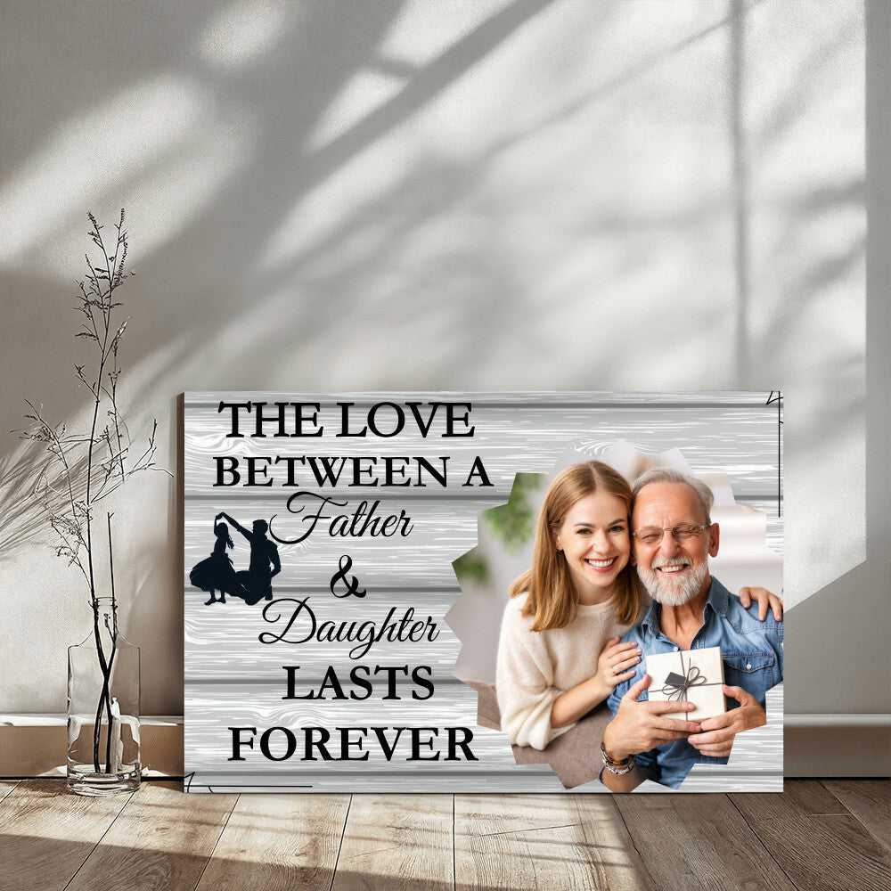 Father & Daughter Picture Gallery Wrapped Canvas (3:2)