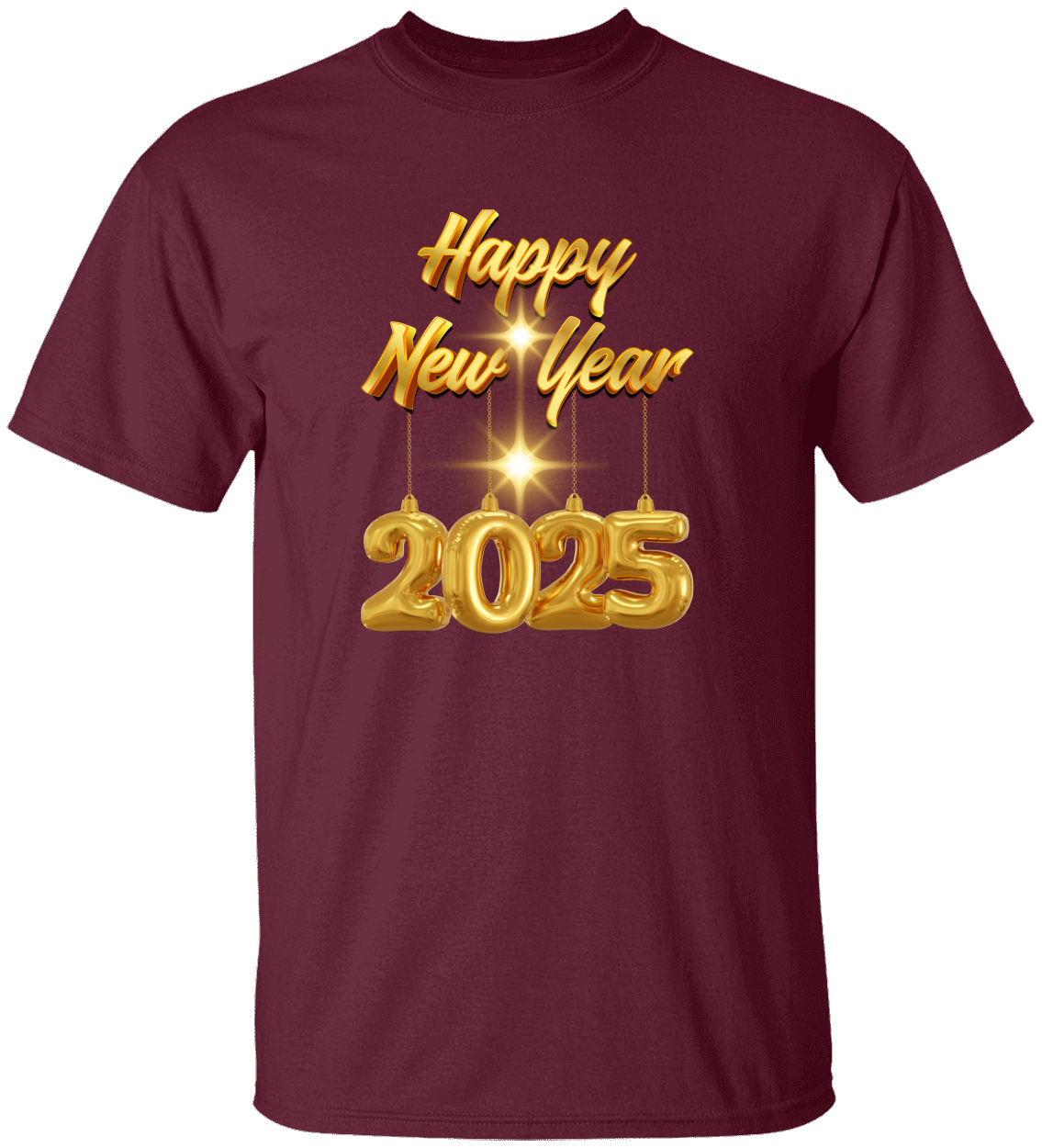 2025 Happy New Year Hooded Sweatshirt and T-Shirt!