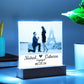 Personalized Couples Acrylic Square Plaque