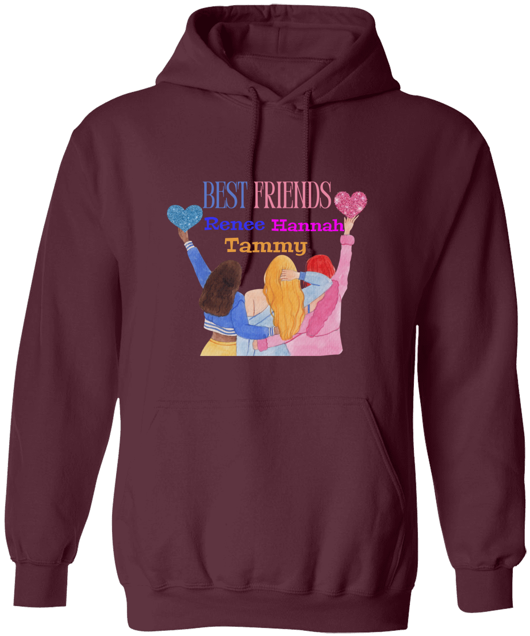 Personalize Best Friend Unisex  Hoodie