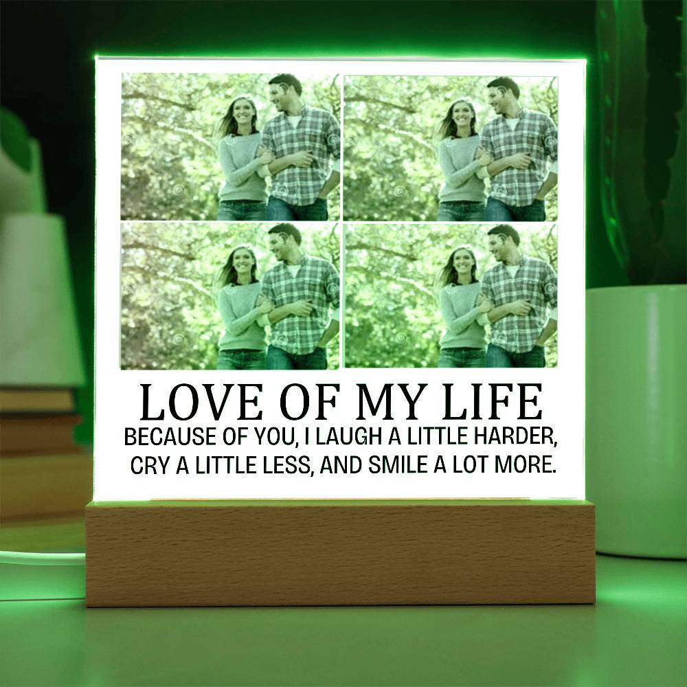 Personalized Acrylic Square Plaque