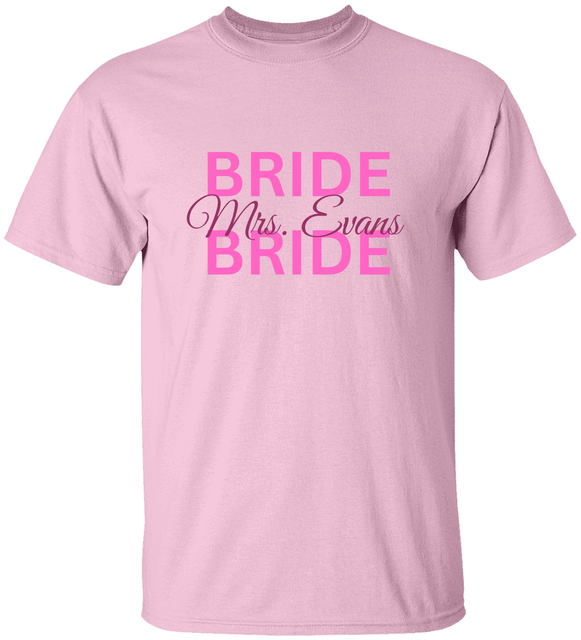 Personalized Bride T-Shirt