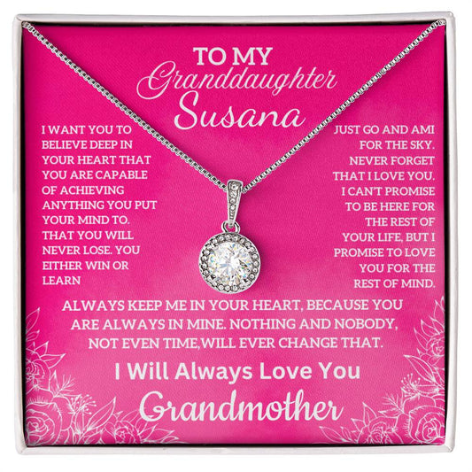 To My Granddaughter Eternal Hope Necklace