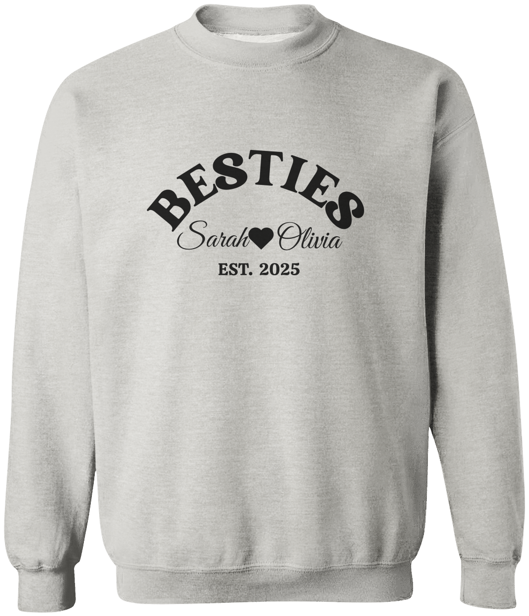 Besties Personalized Sweatshirt