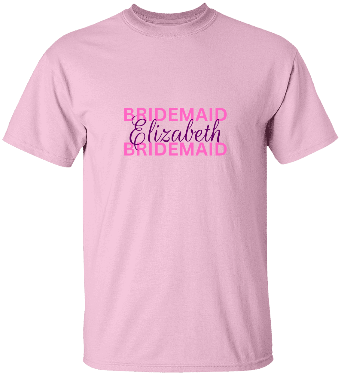 Personalized Braidmaid  T-Shirt