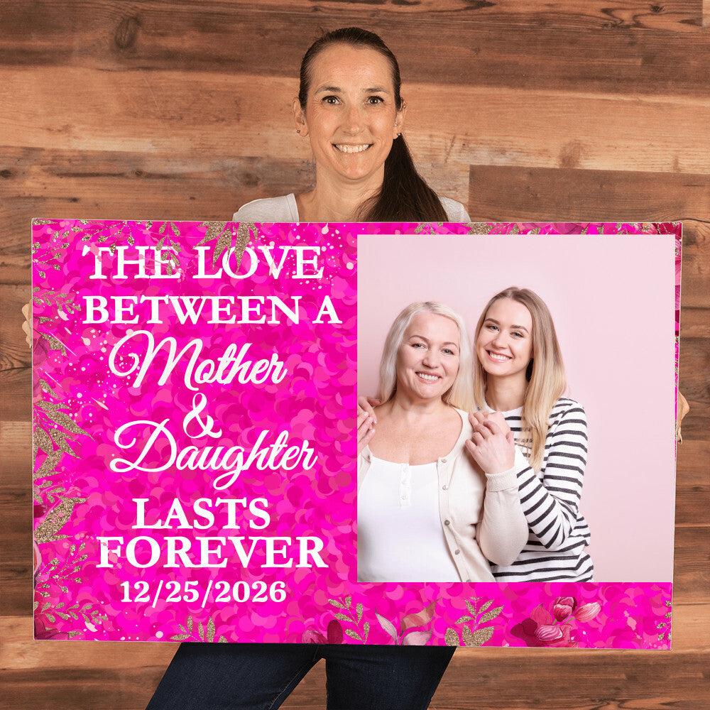 Personalized Mother & Daughter Gallery Wrapped Canvas