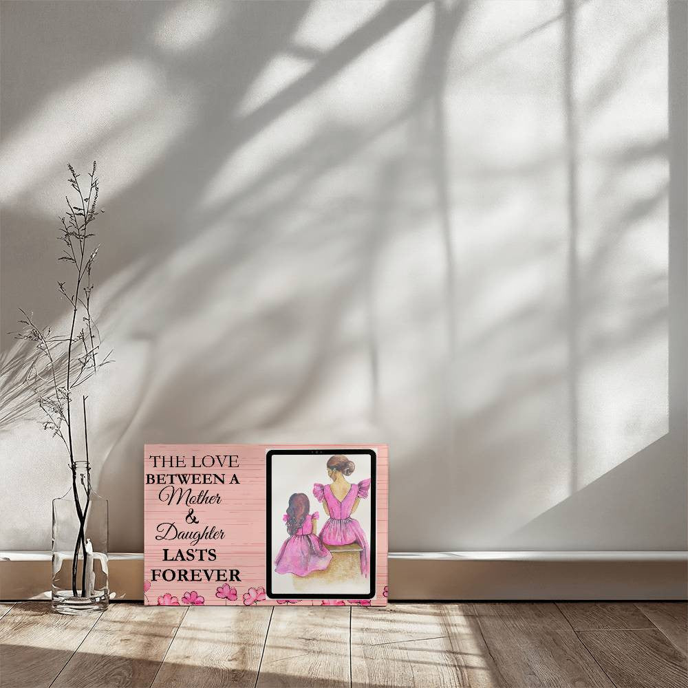 Personalized Mother and Daughter Wrapped Canvas