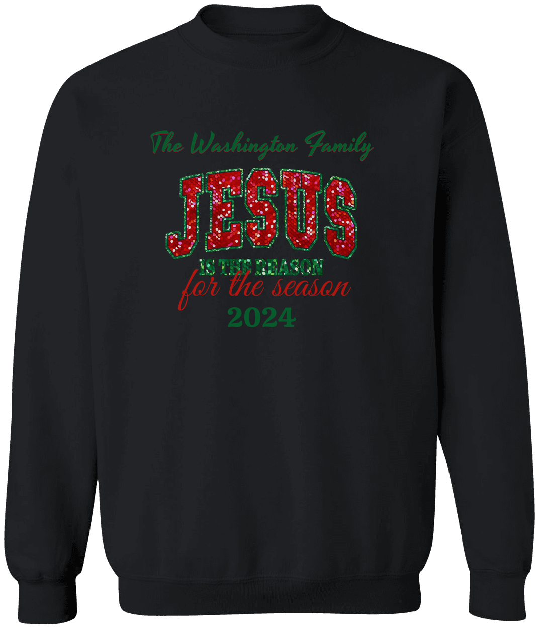 Personalized Christmas Jesus Is The Reason Hooded  & Sweatshirt