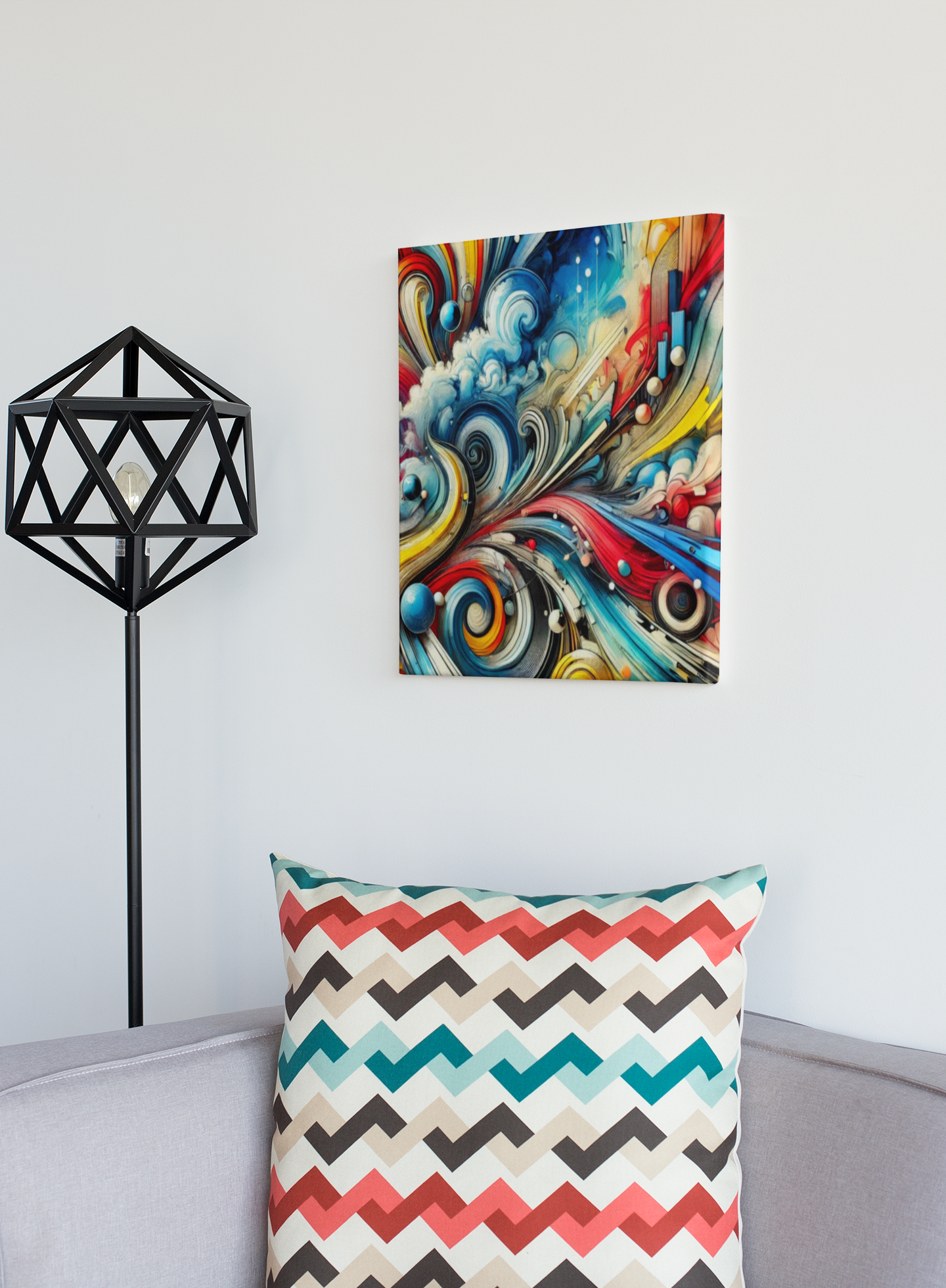 Dynamic Abstract  Art Canvas