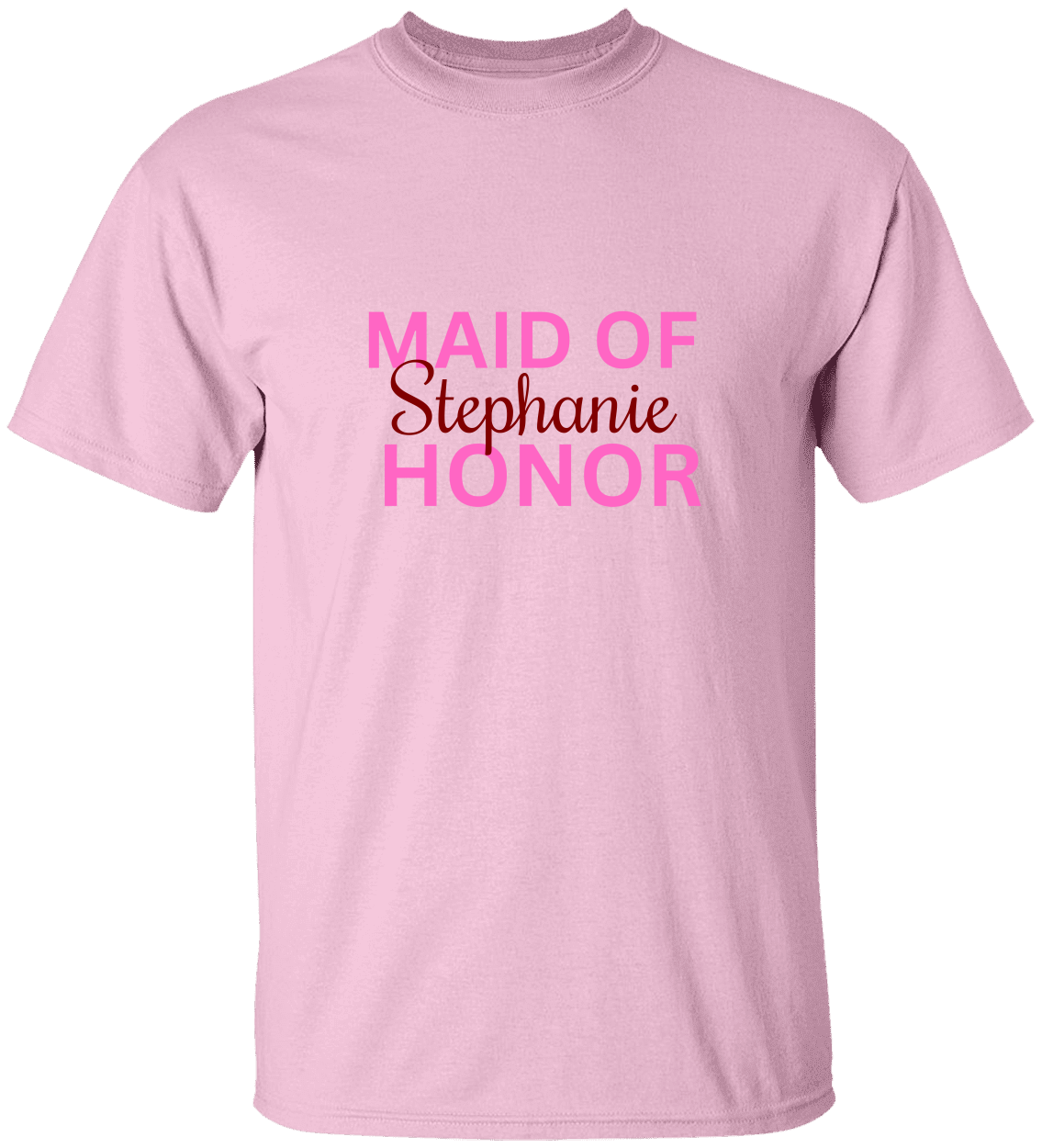 Personalize Matron of Honor T-Shirt