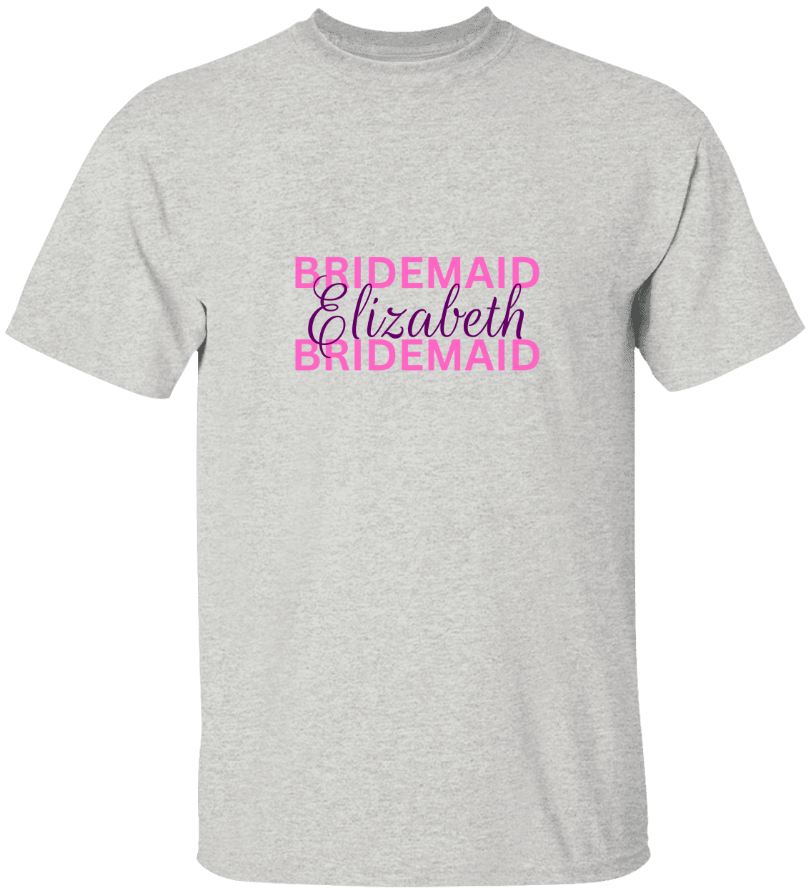 Personalized Braidmaid  T-Shirt