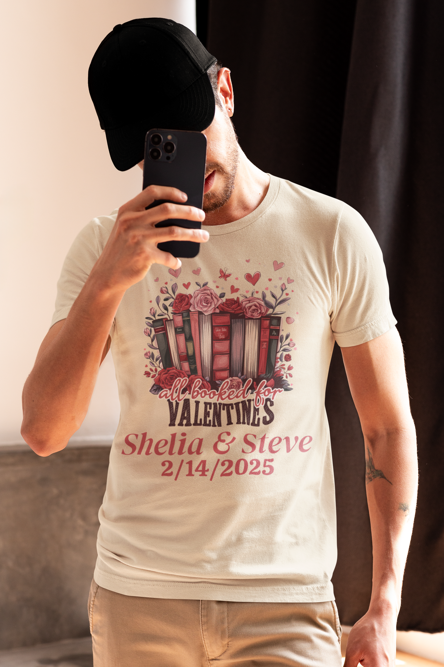 Personalized All Booked For Valentines 2025 T-Shirt & SweatShirt