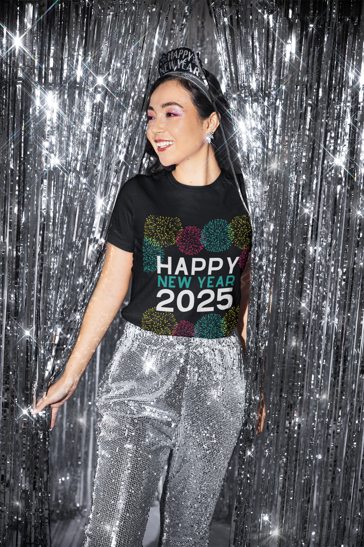 Happy New Year 2025 Unisex Heavy Cotton Tee