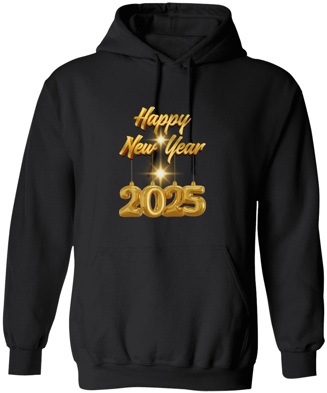 2025 Happy New Year Hooded Sweatshirt and T-Shirt!