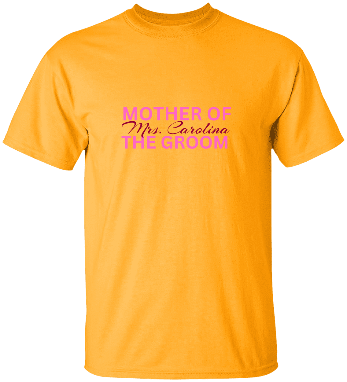 Personalized Mother of the Groom T-Shirts