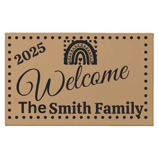 Personalize Indoor Family Doormat