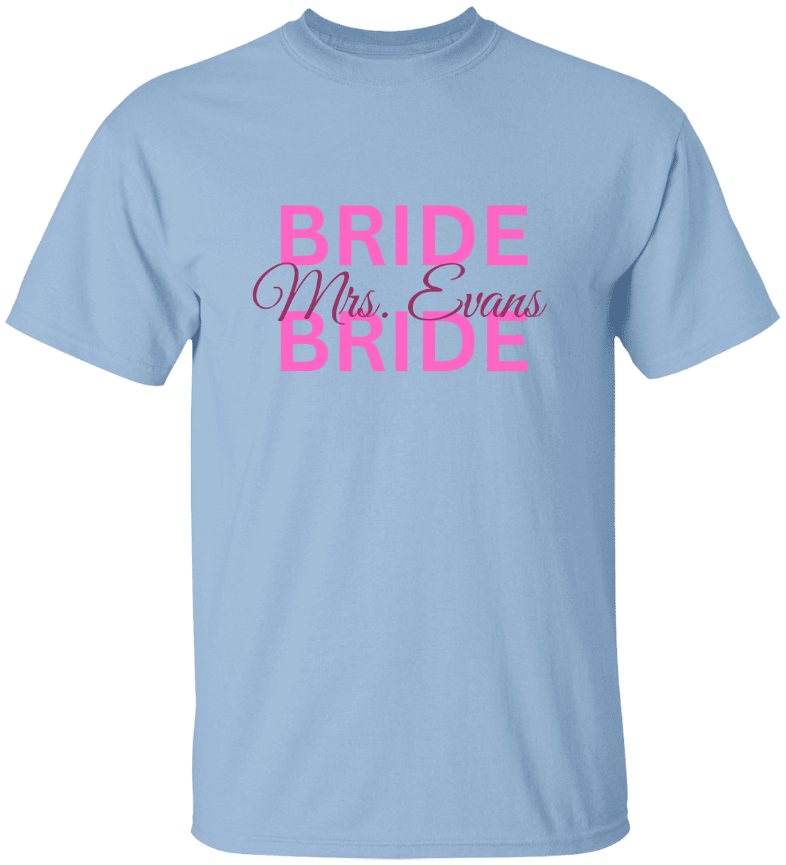 Personalized Bride T-Shirt