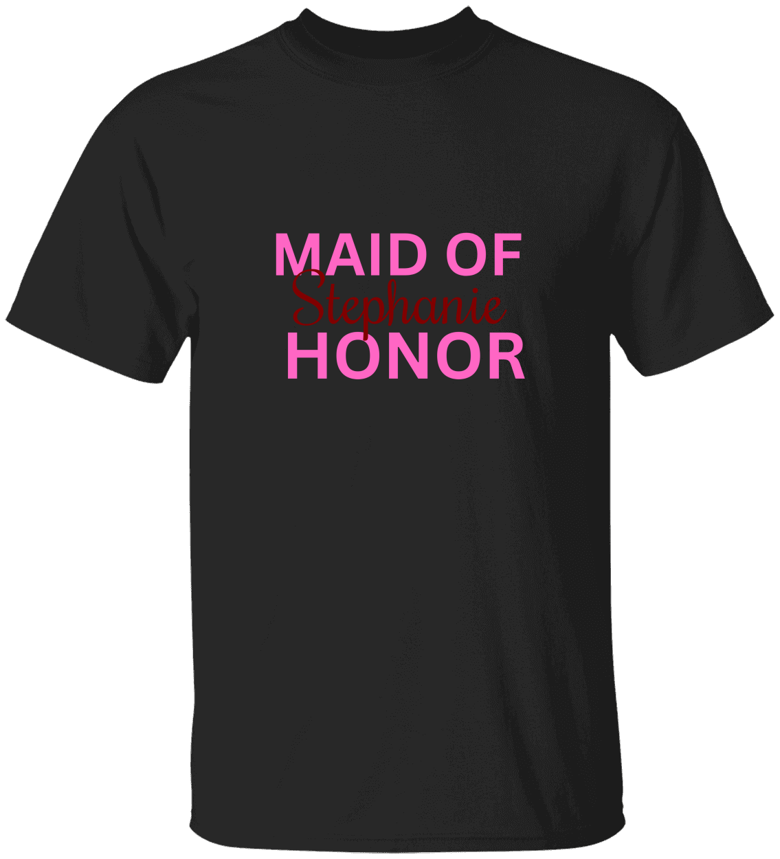 Personalize Matron of Honor T-Shirt