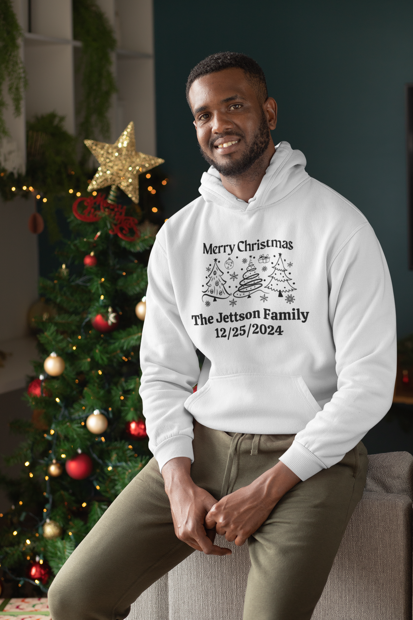 Personalize Christmas Hooded & Sweatshirt