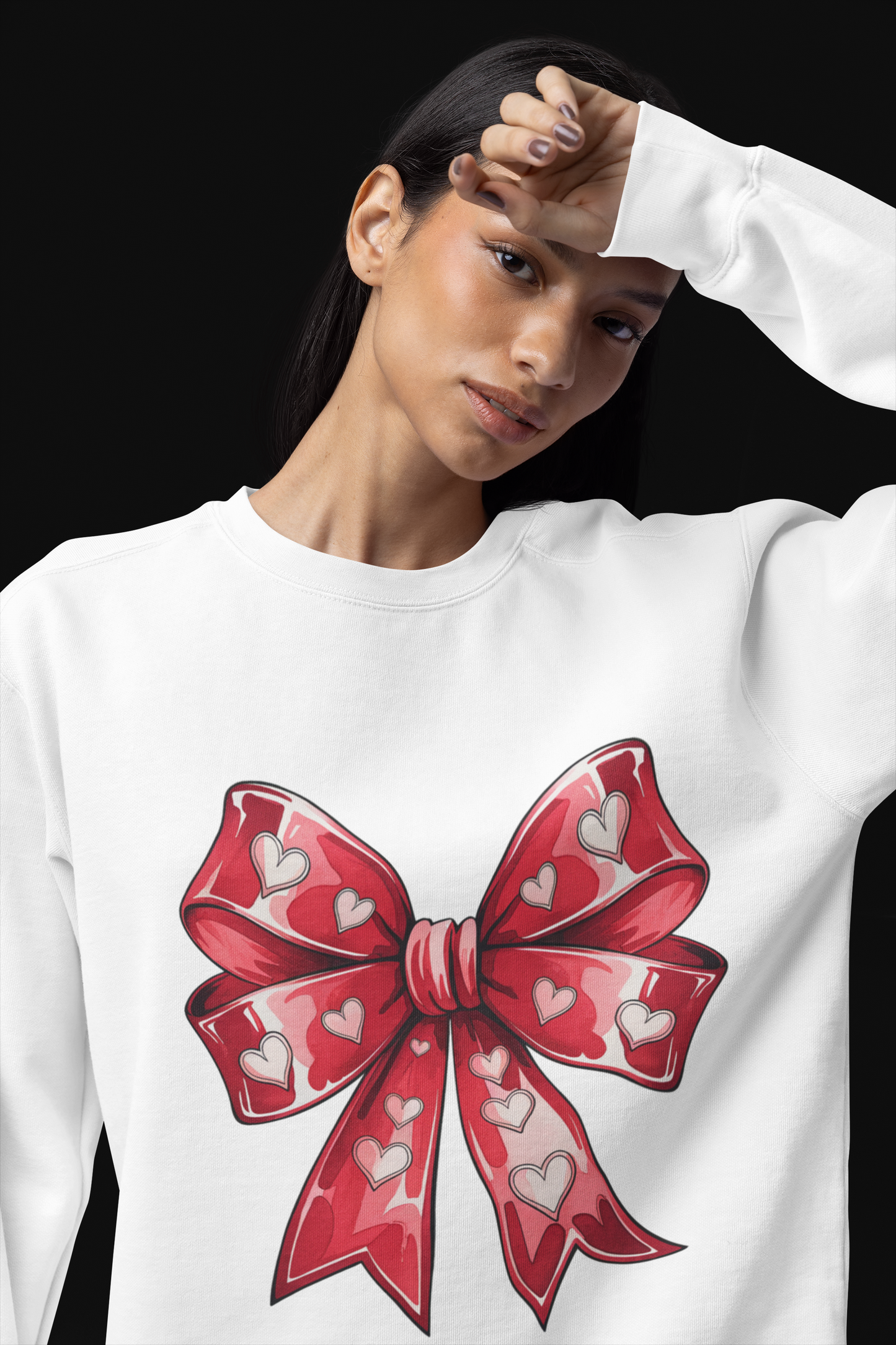 2025 Valentine Bow Sweatshirt and T-Shirt!