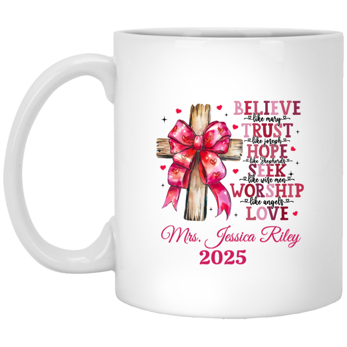 Personalized Jesus Valentine Mug 11oz & 15oz