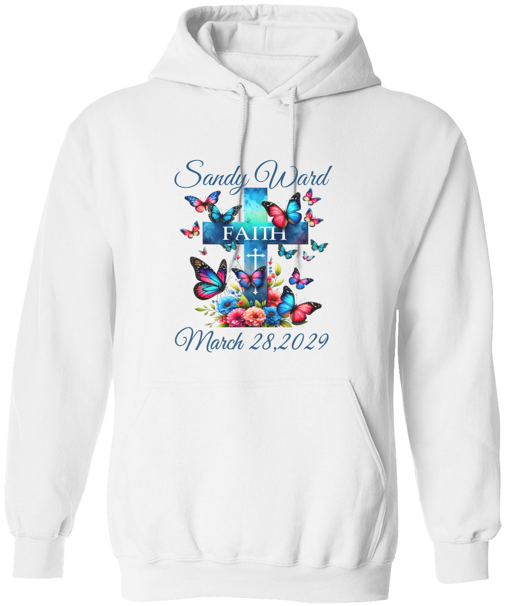 Personalized Faith Hoodie, Sweatshirt & T-Shirt