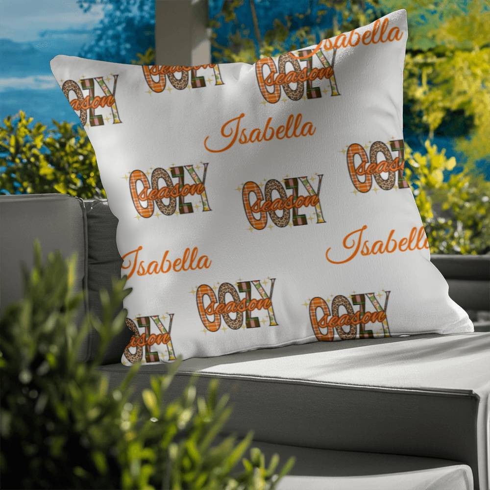 Personalized Cozy Classic Pillow Cover with Insert