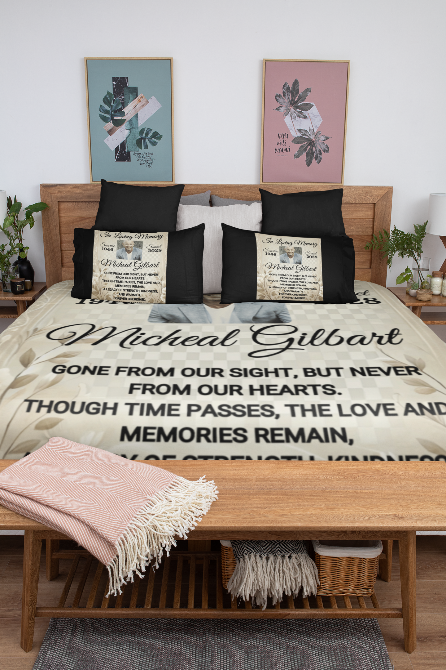 Personalized Memorial Blanket (3) Types