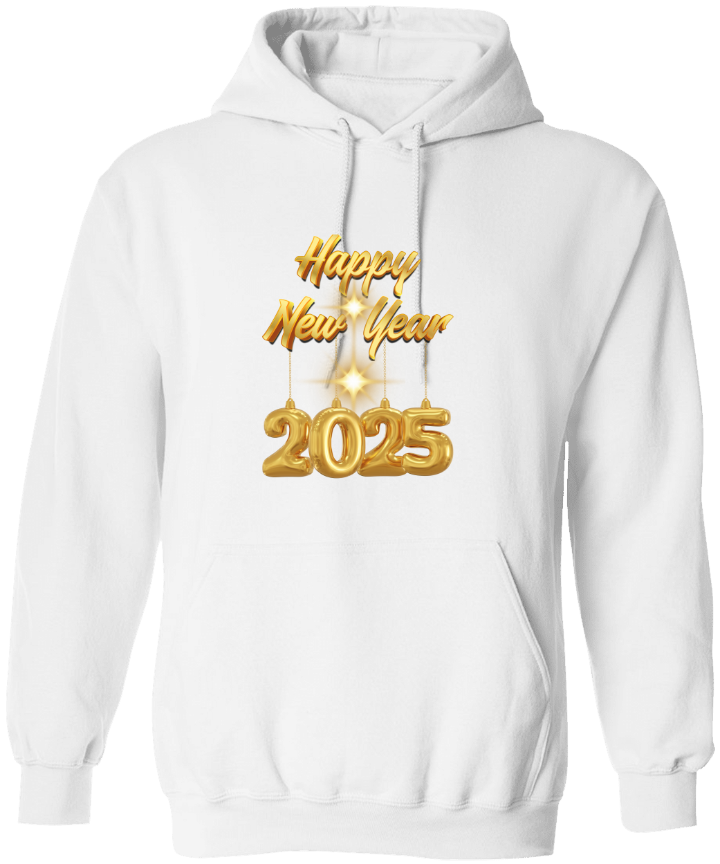 2025 Happy New Year Hooded Sweatshirt and T-Shirt!