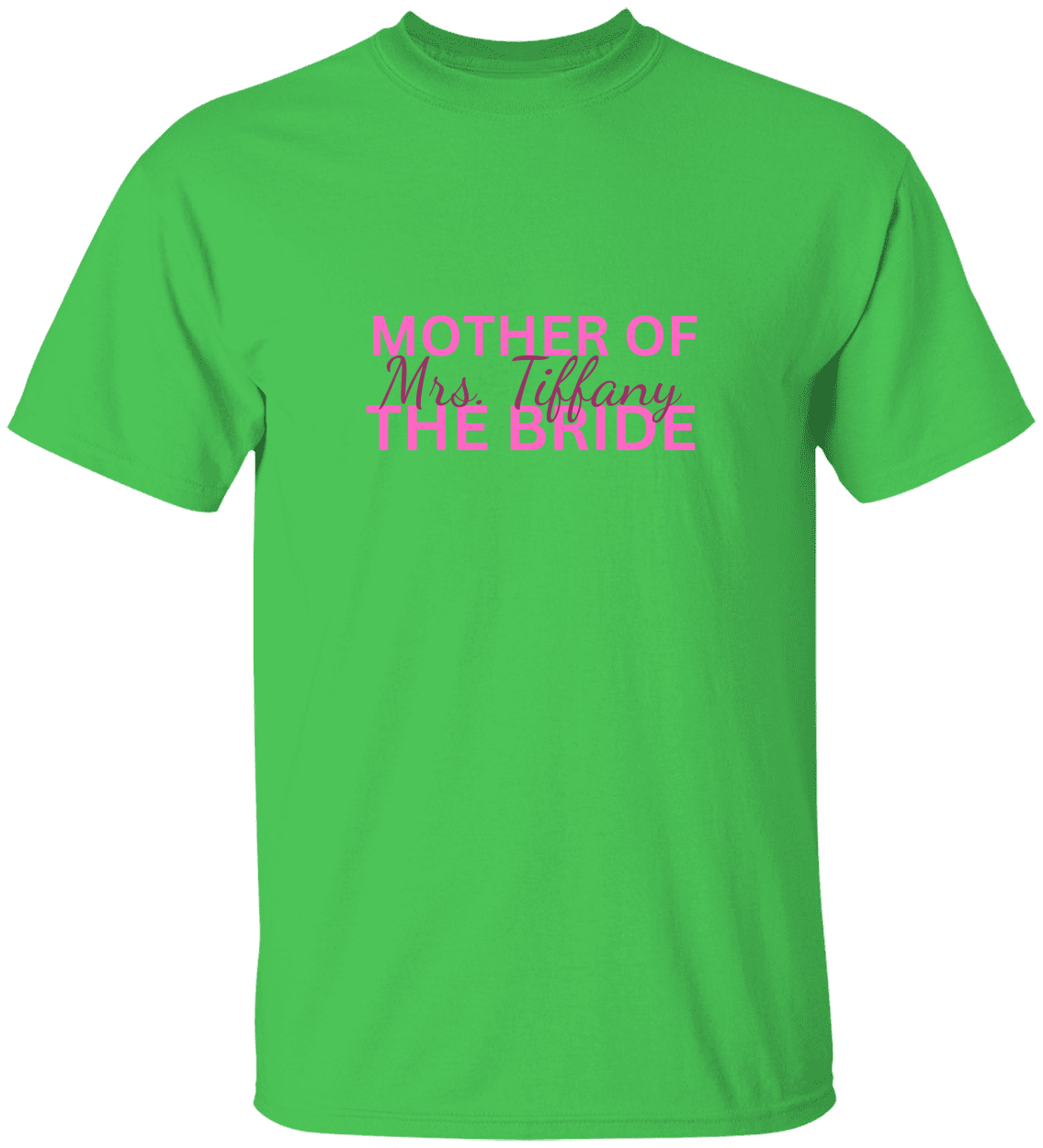 Personalized Mother of the Bride T-Shirt,