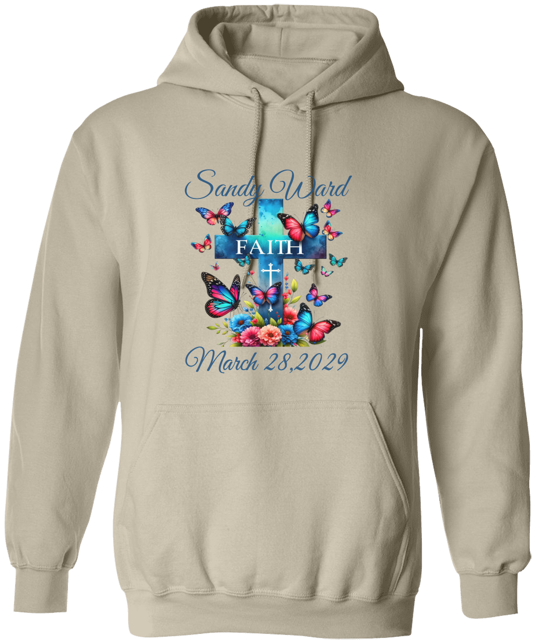 Personalized Faith Hoodie, Sweatshirt & T-Shirt