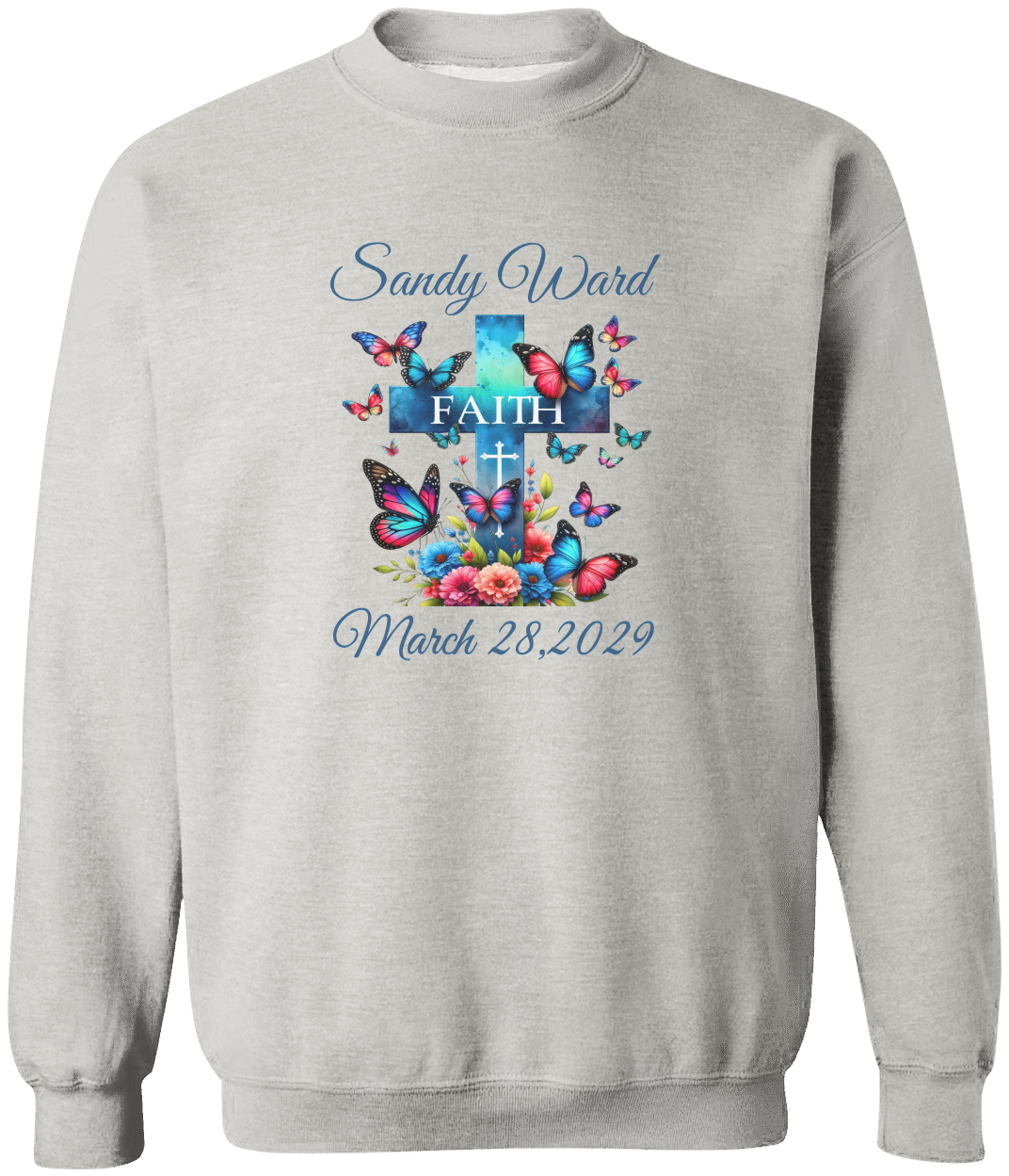 Personalized Faith Hoodie, Sweatshirt & T-Shirt