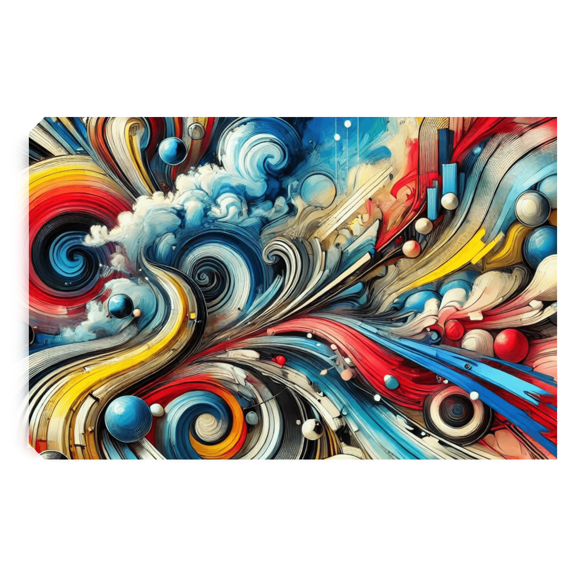 Dynamic Abstract  Art Canvas