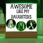 Personalized Acrylic Square Plaque LED