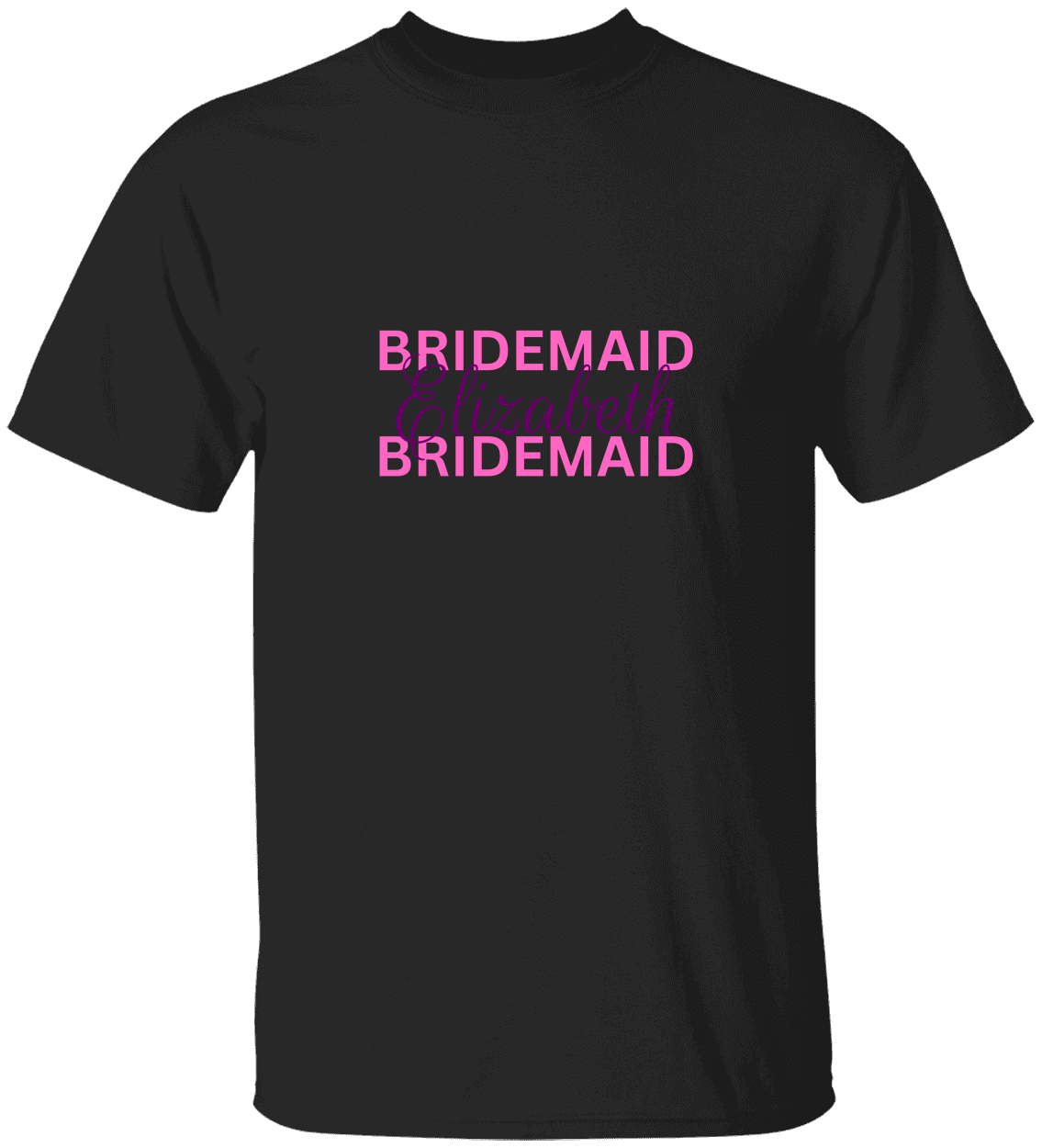 Personalized Braidmaid  T-Shirt