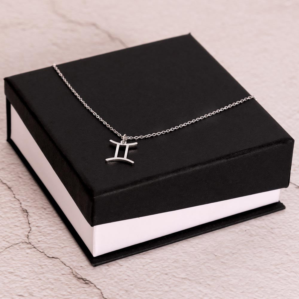 To My Bonus Daughter Zodiac Symbol Necklace