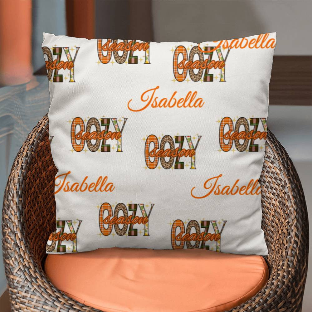 Personalized Cozy Classic Pillow Cover with Insert