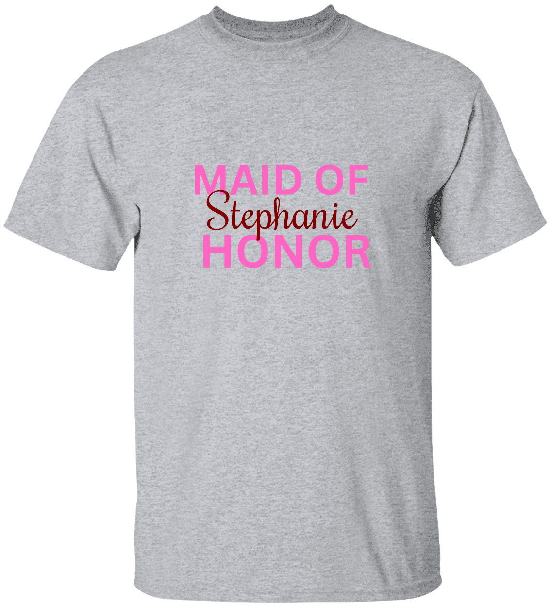 Personalize Matron of Honor T-Shirt