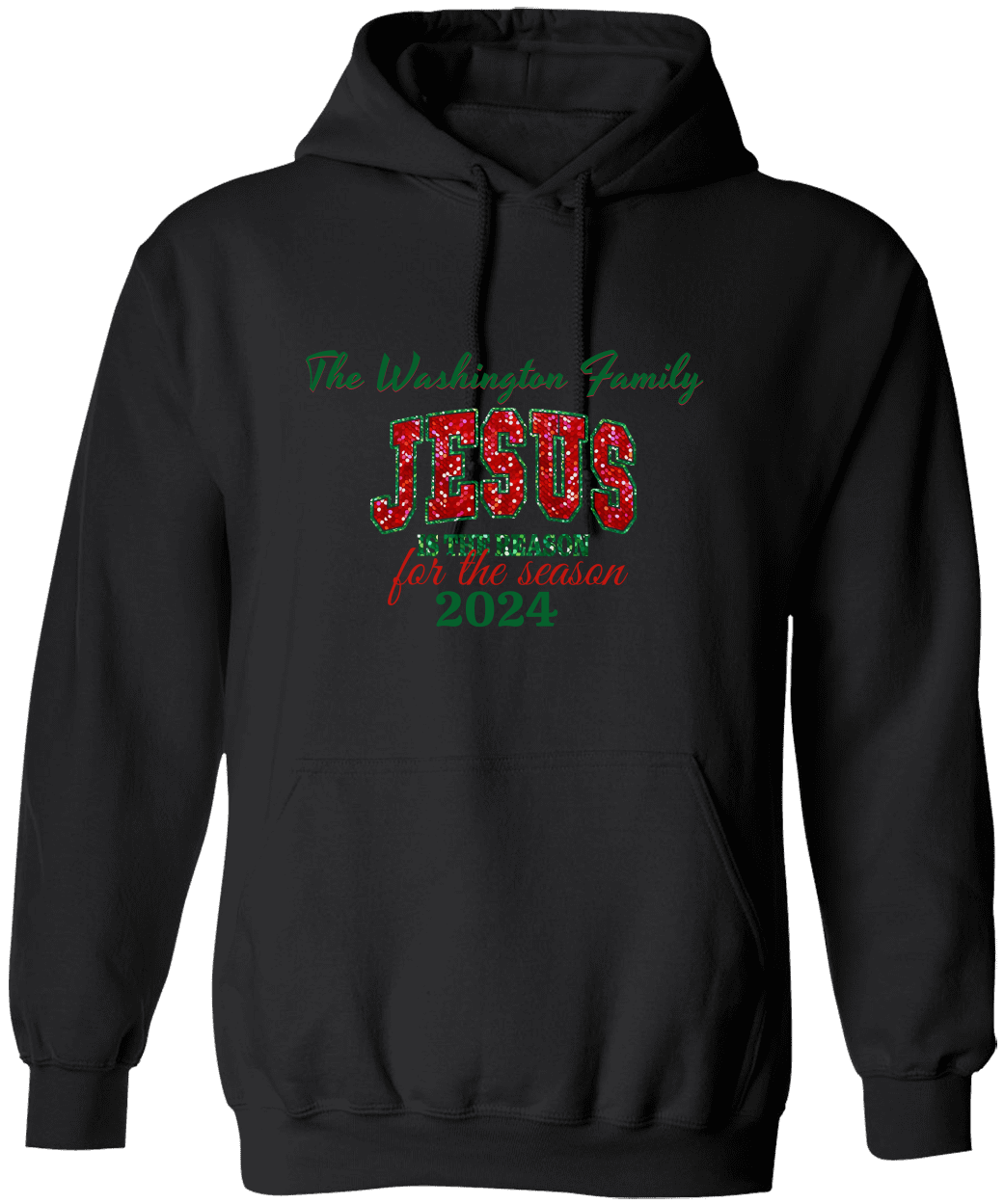 Personalized Christmas Jesus Is The Reason Hooded  & Sweatshirt