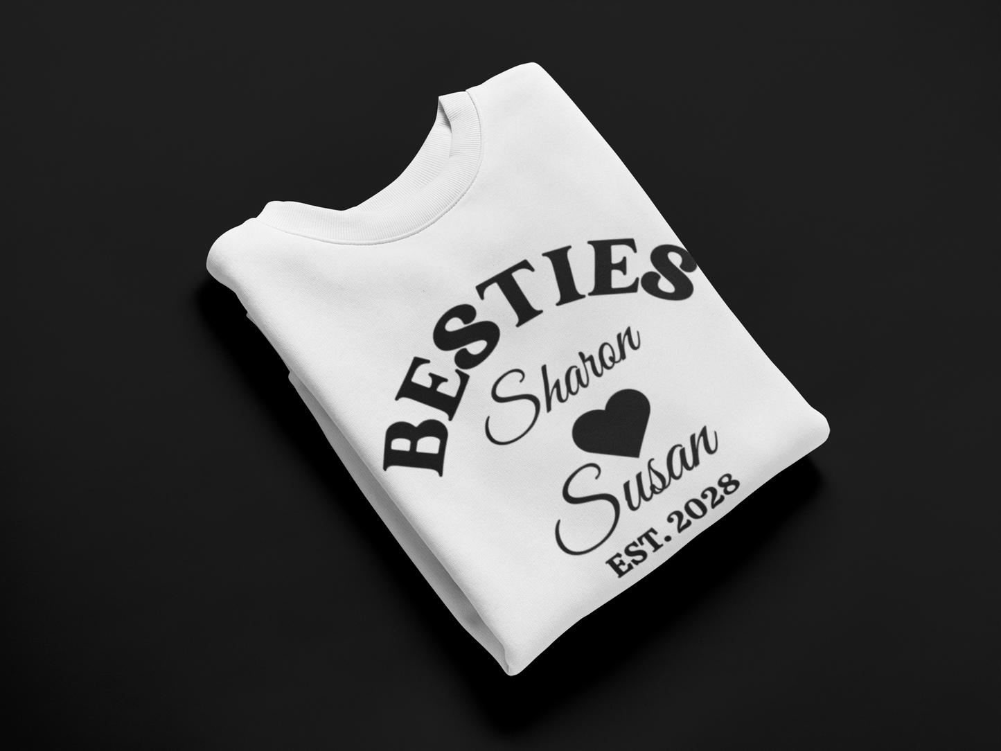 Besties Personalized Sweatshirt