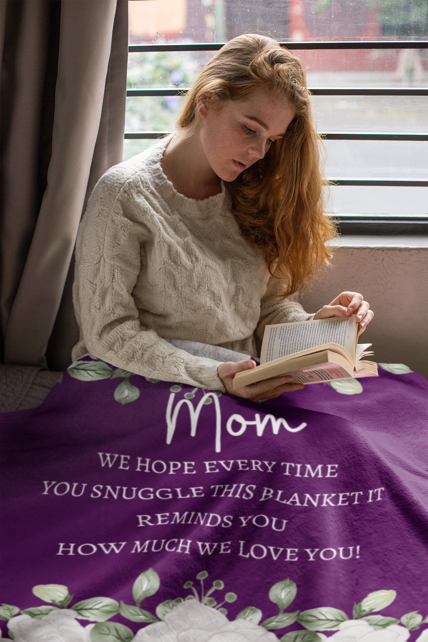 Mom Flower Blanket