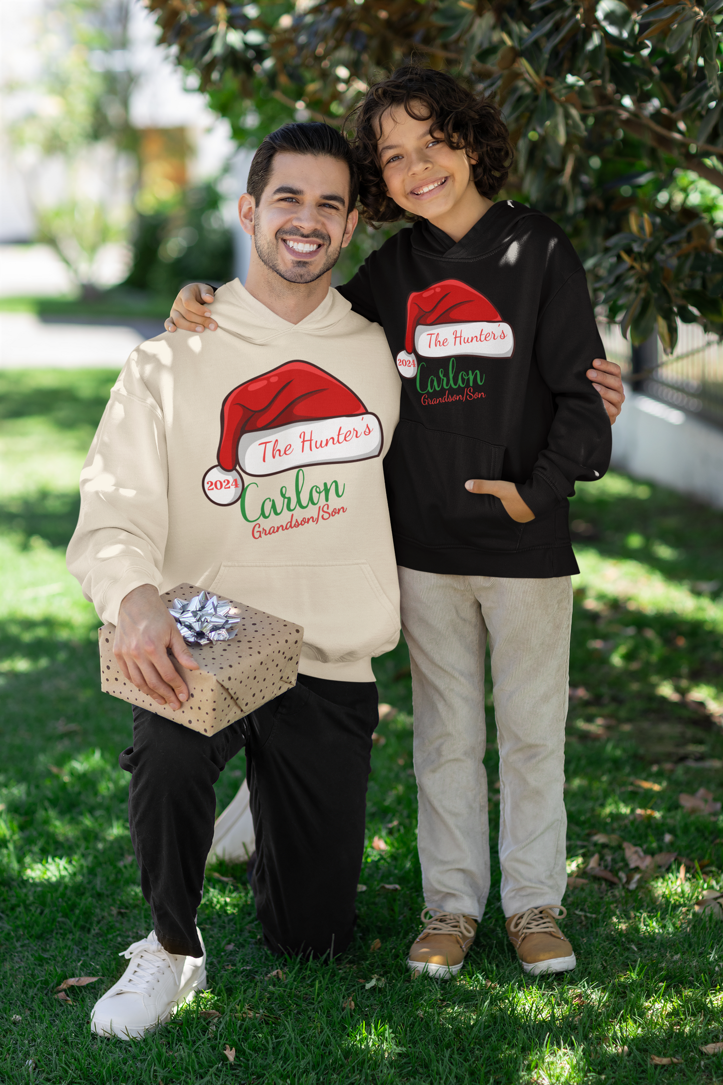 Personalized Family Christmas Youth Hooded & Sweatshirt