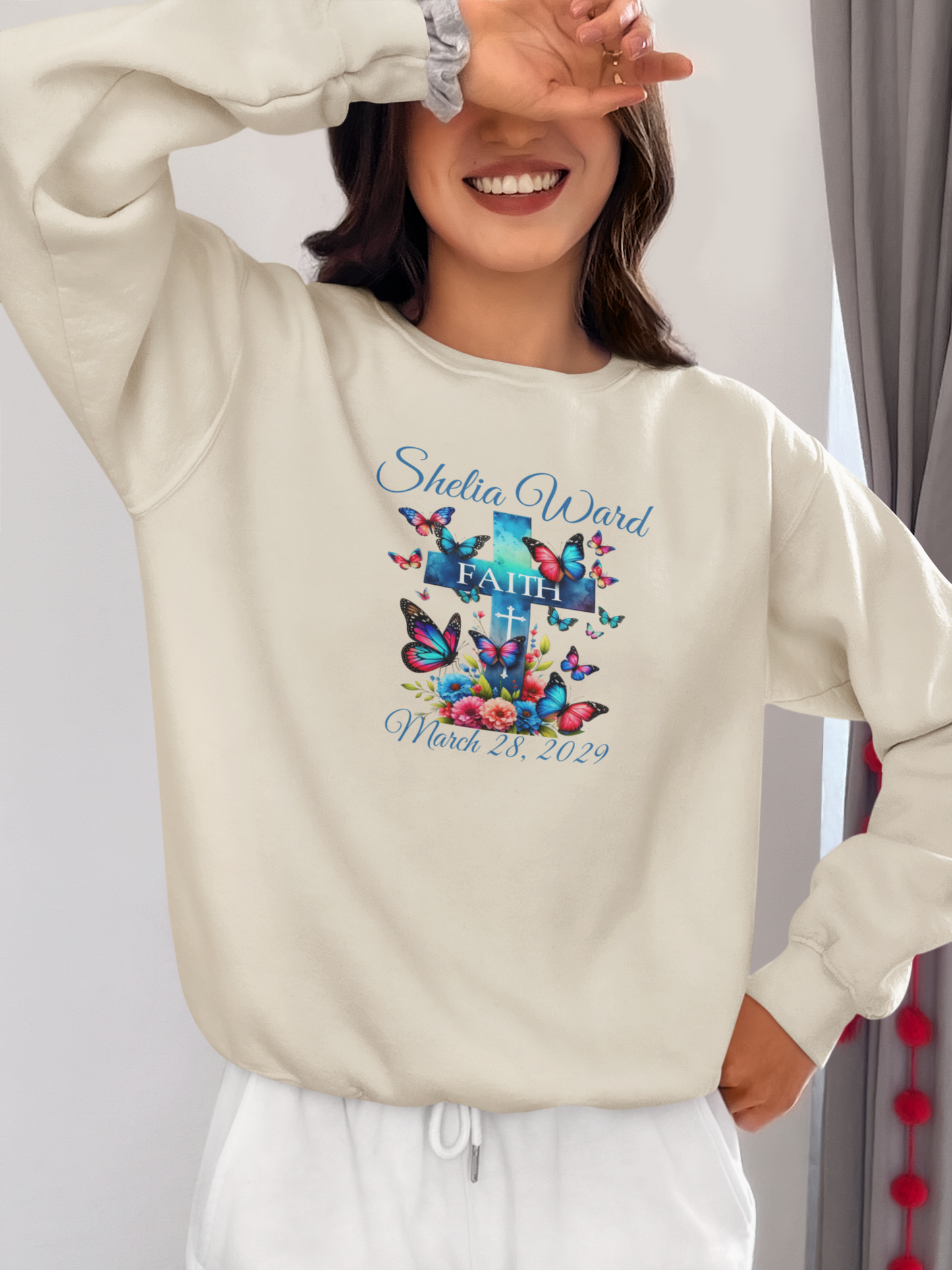 Personalized Faith Hoodie, Sweatshirt & T-Shirt