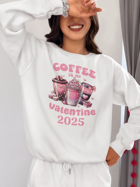 Personalization “Coffee Is My Valentine” T-Shirt & Sweatshirt